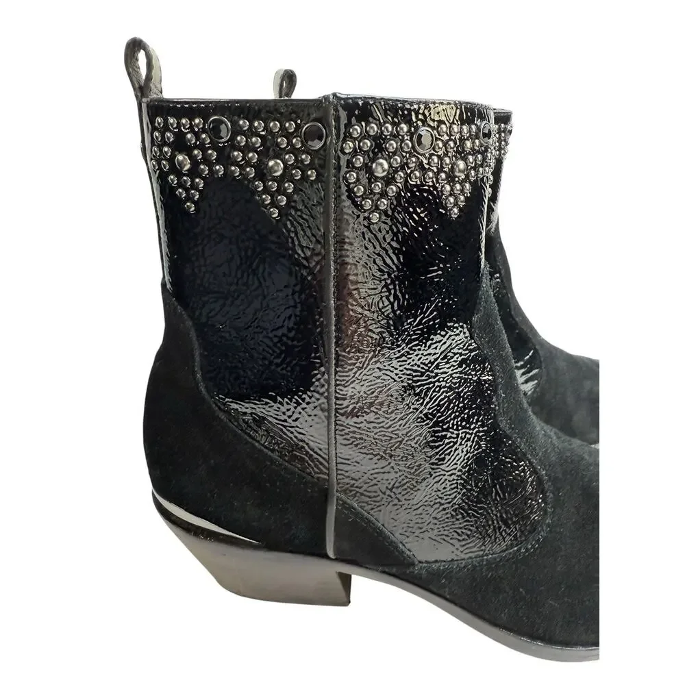Donald J Pliner Jessiespol Western Couture Collection Ankle Boots‎ Leather 7.5 - Picture 5 of 13